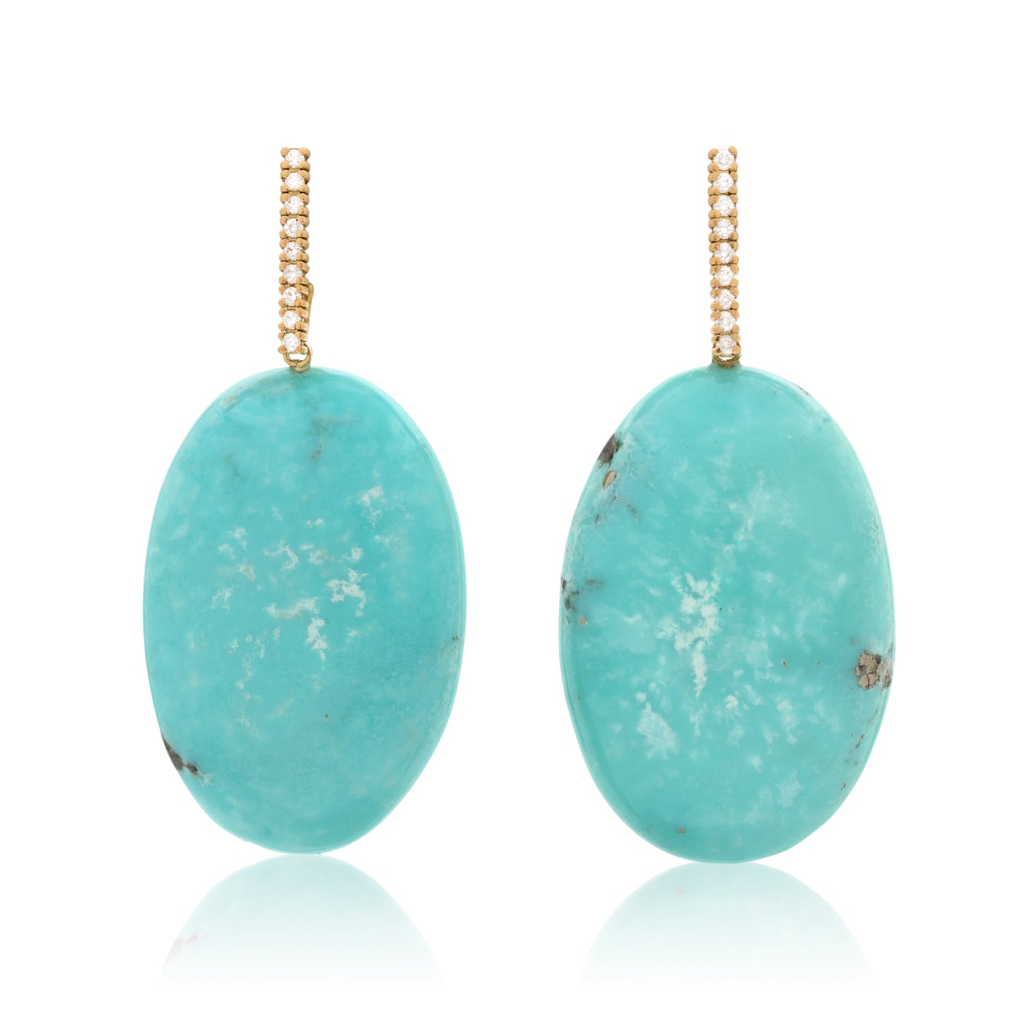 18K Mexican Campitos Turquoise Removable Add-On Drop