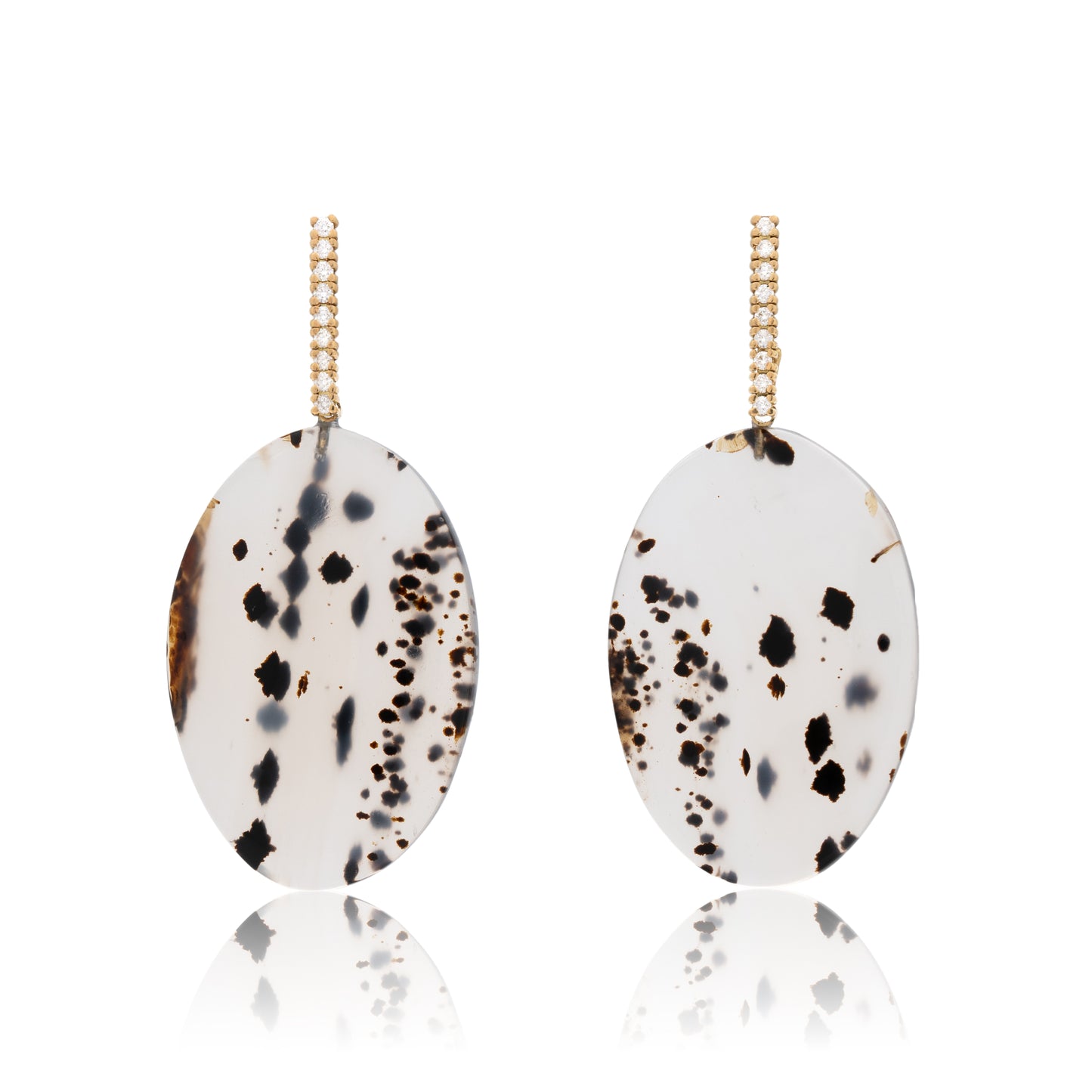 18K Montana Agate Removable Add-On Drop