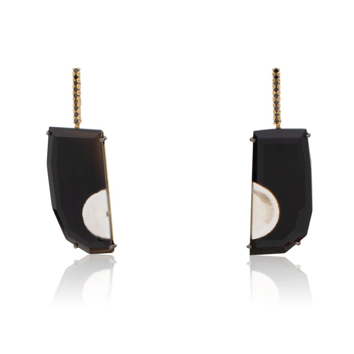 18K Indonesian Orbicular Agate, Removable Add-On Drop