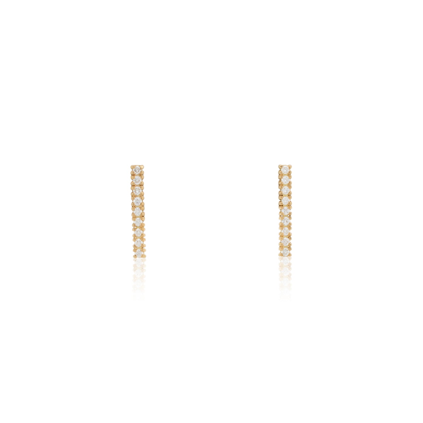 18K White Diamond Hook-and-Line Earrings with Phosphosiderite, Removable Add On Flatlock Drop