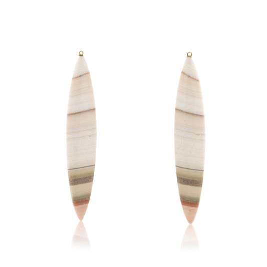 18K Saturn Agate Removable Add-On Drop