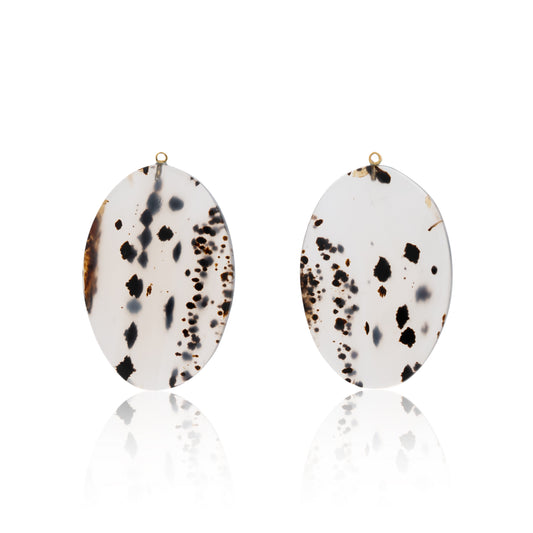 18K Montana Agate Removable Add-On Drop