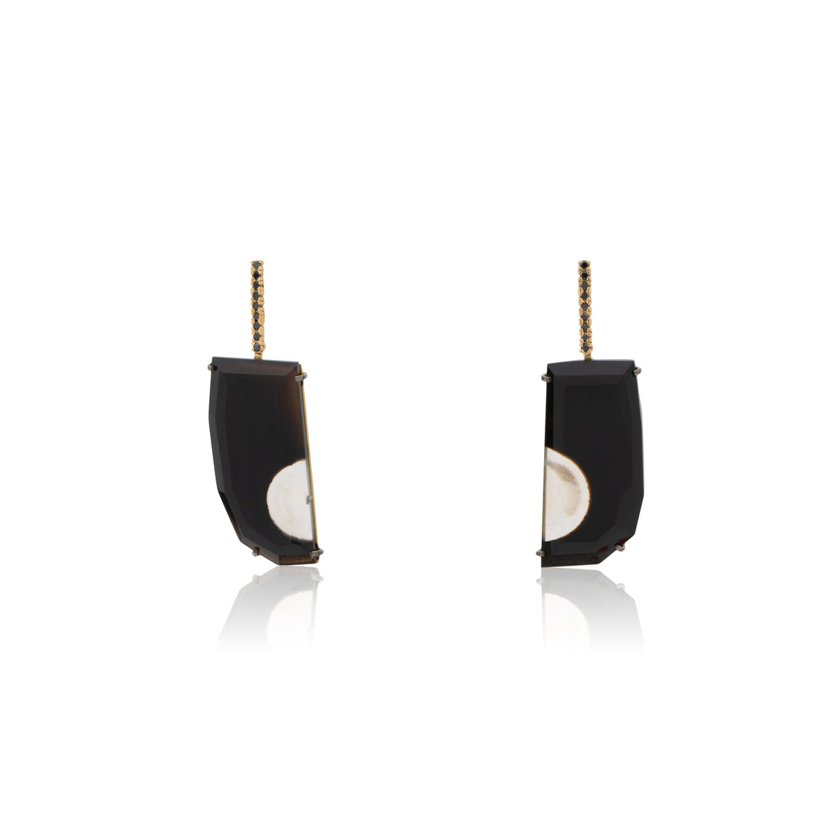 18K Indonesian Orbicular Agate, Removable Add-On Drop