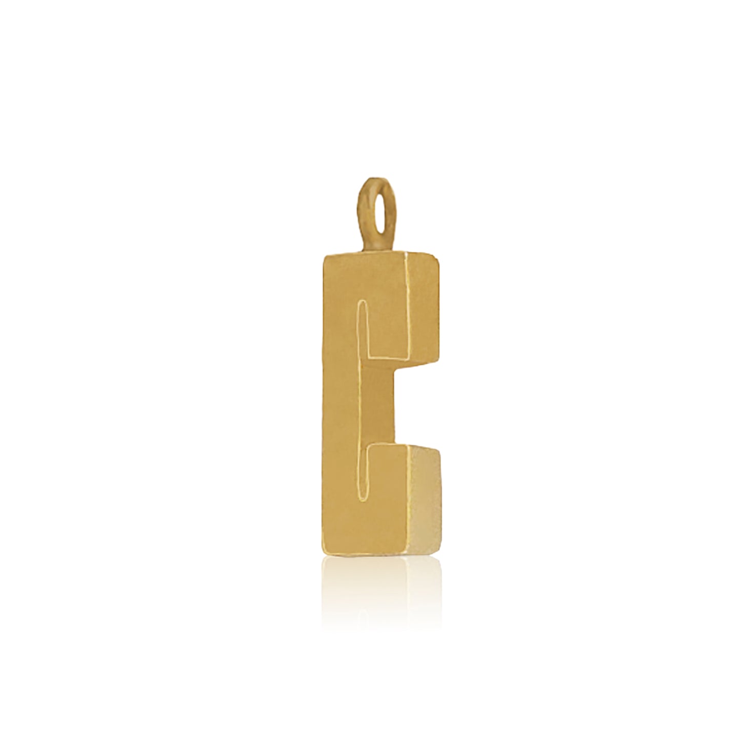 18K Custom Letter Charm